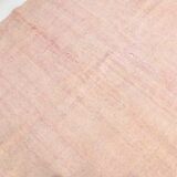 Tapis Anatolien Vintage Fait Main en Laine,Tons Rose Poudré & Beige 265x166