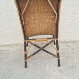 Rattan armchair "A la Girafe"