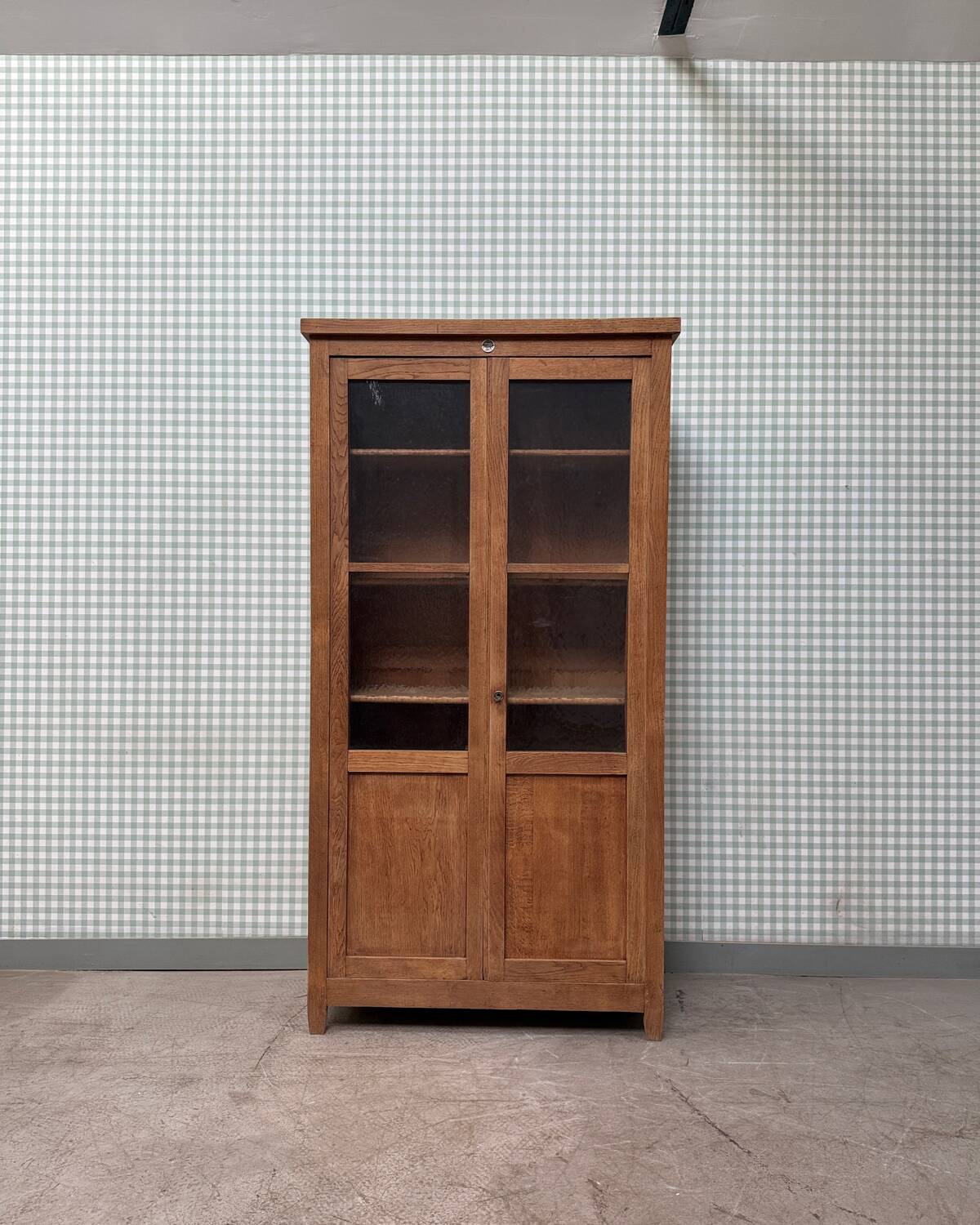 Vintage school glass cabinet (renovated)