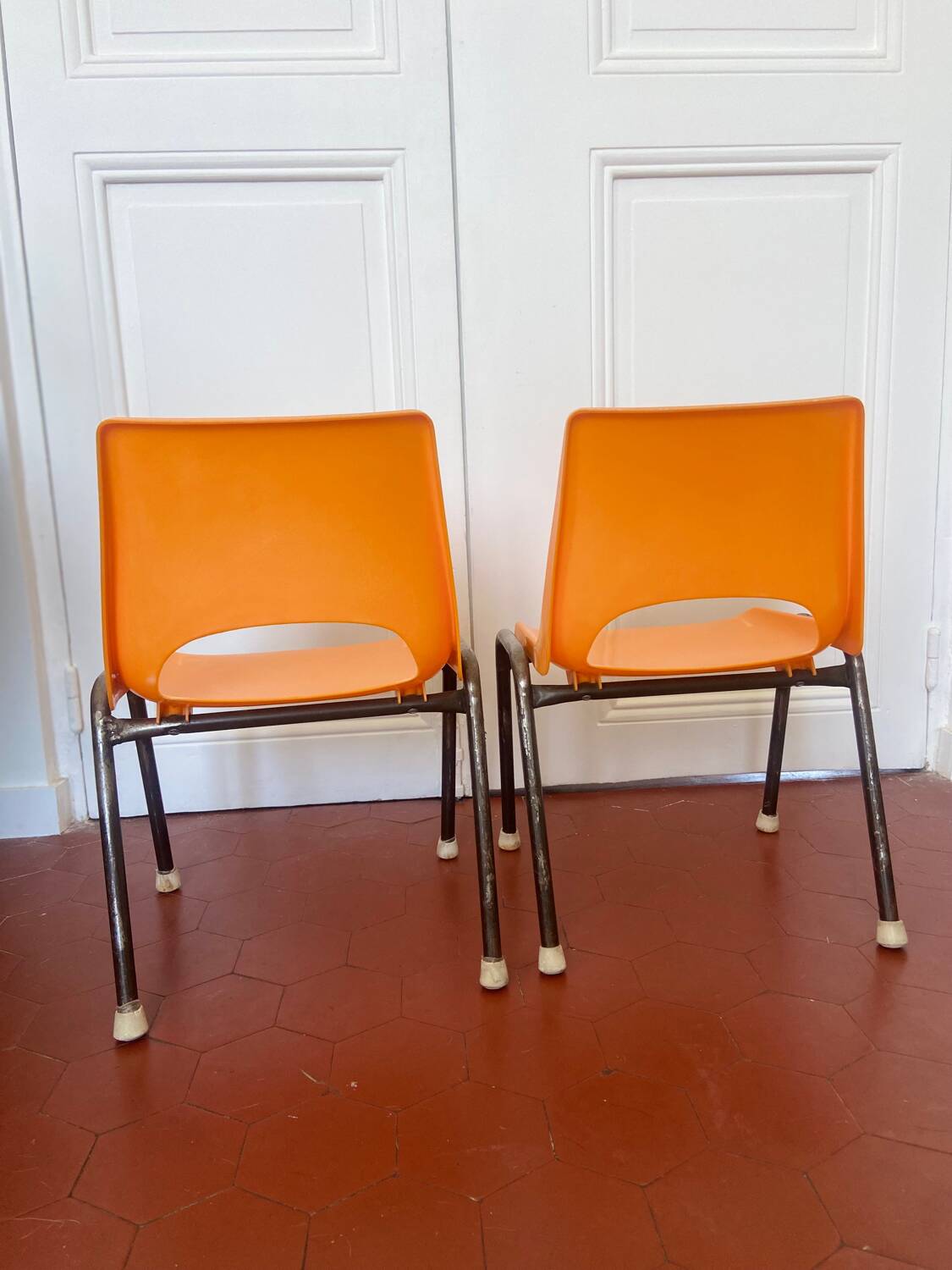 Paire de chaises pour enfant vintage