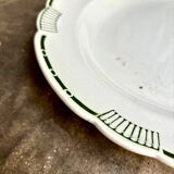 Lunéville hollow round dish in iron clay, "London" service