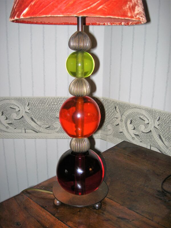 Lampe d'ambiance vintage 1980 ''trait d'union