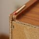 Bedside table, small Scandinavian chest of drawers, 1960, teak.