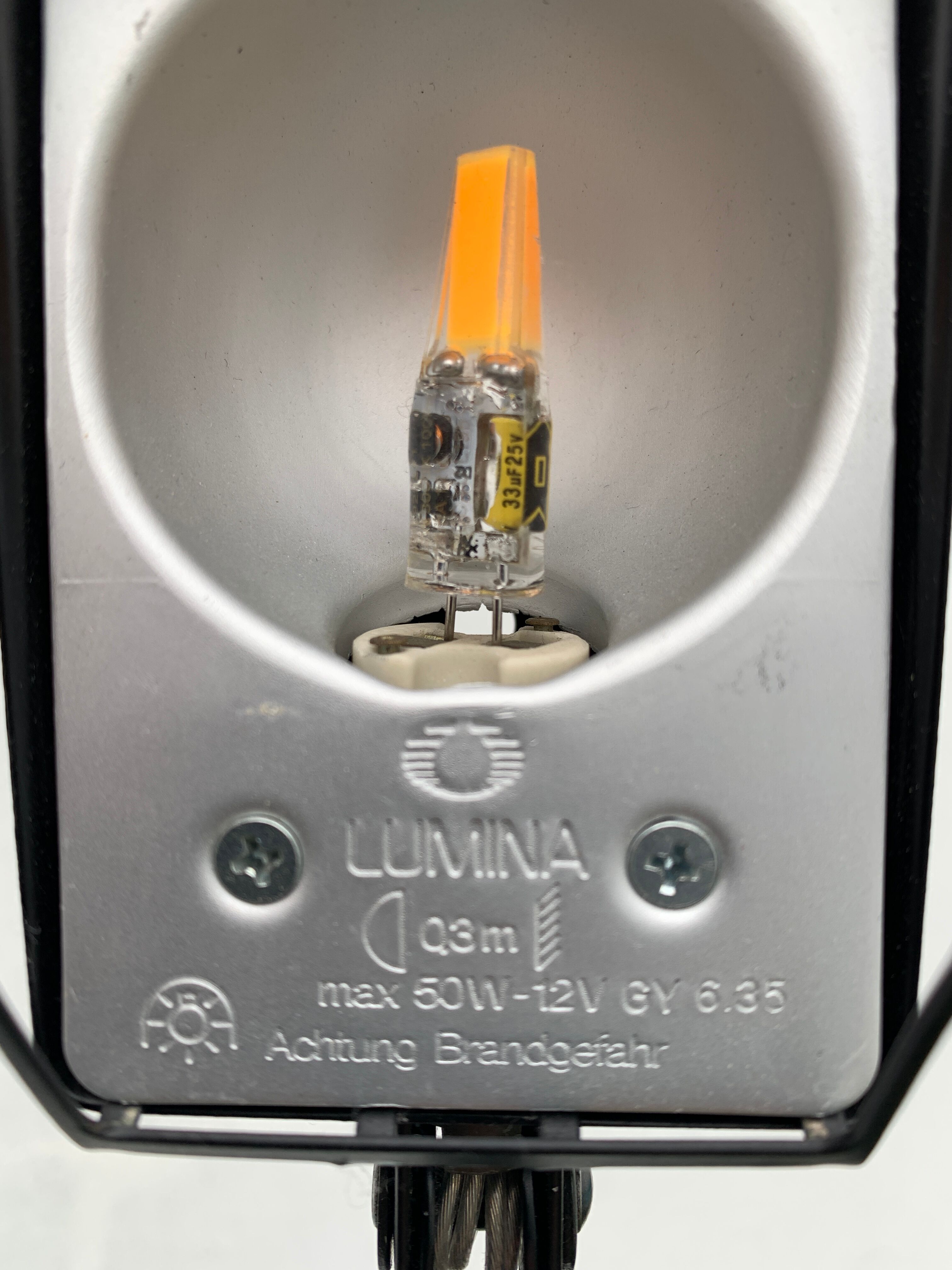 Lumina floor lamp, Daphine Terra Dimmer, Italian design Tommaso Cimini, 1970