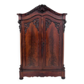 Antique wardrobe, Western Europe, turn of the 19th and 20th centuries.