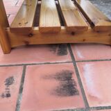 Solid pine coffee table dlg regain 70s vintage