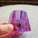 Swedish Konst Glashyttan Urshult glass candle holder