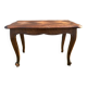Small coffee or side table, oak, marquetry, Louis XV style, vintage