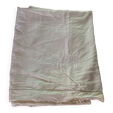 Linen sheet and unbleached cotton