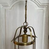 Brass lantern pendant lamp