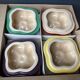 Four Le Creuset ceramic casseroles