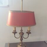 Old brass hot water bottle lamp empire style