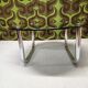 Vintage 1970s smoked glass chrome coffee table