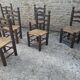 Straw chairs