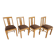 Arts and Crafts Dining Chairs, 1930s, Set of 4