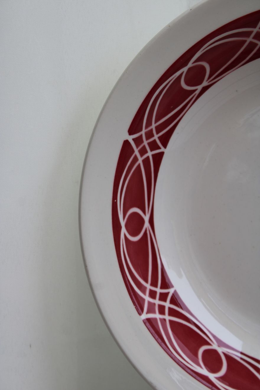 Old dish Sarreguemines