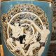 1970s ceramic floor vase, vintage decor, H 56 cm