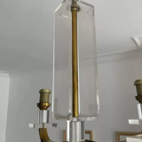 Chandelier in brass France 1970
