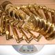 1 out of 12 pcs. Postmodern italian designer sottsass brass wall coat hooks
