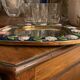 Mirror Mithe Espelt .bird decorations 29x22cm