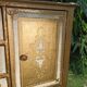 Commode Florentine dorée style Hollywood Regency années 60