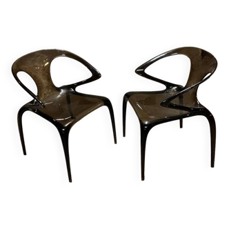 Pair of AVA Roche Bobois chairs