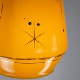 Petite lampe à suspension EVA * Art déco * Lampe suspendue MCM * Plafonnier vintage recâblé * Yougoslavie