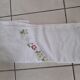 White cotton damask table loth