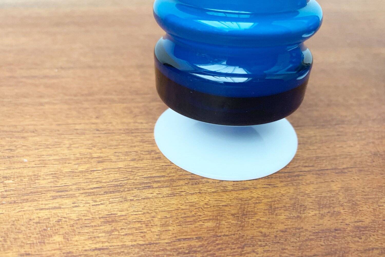 Mid-century German glass vases by Karl Friedrich, 1960s, set of 2.