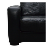 2-seater leather Natuzzi sofa with armchair