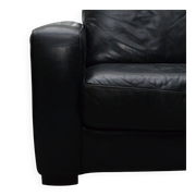 Canapé 2 places en cuir Natuzzi avec fauteuil