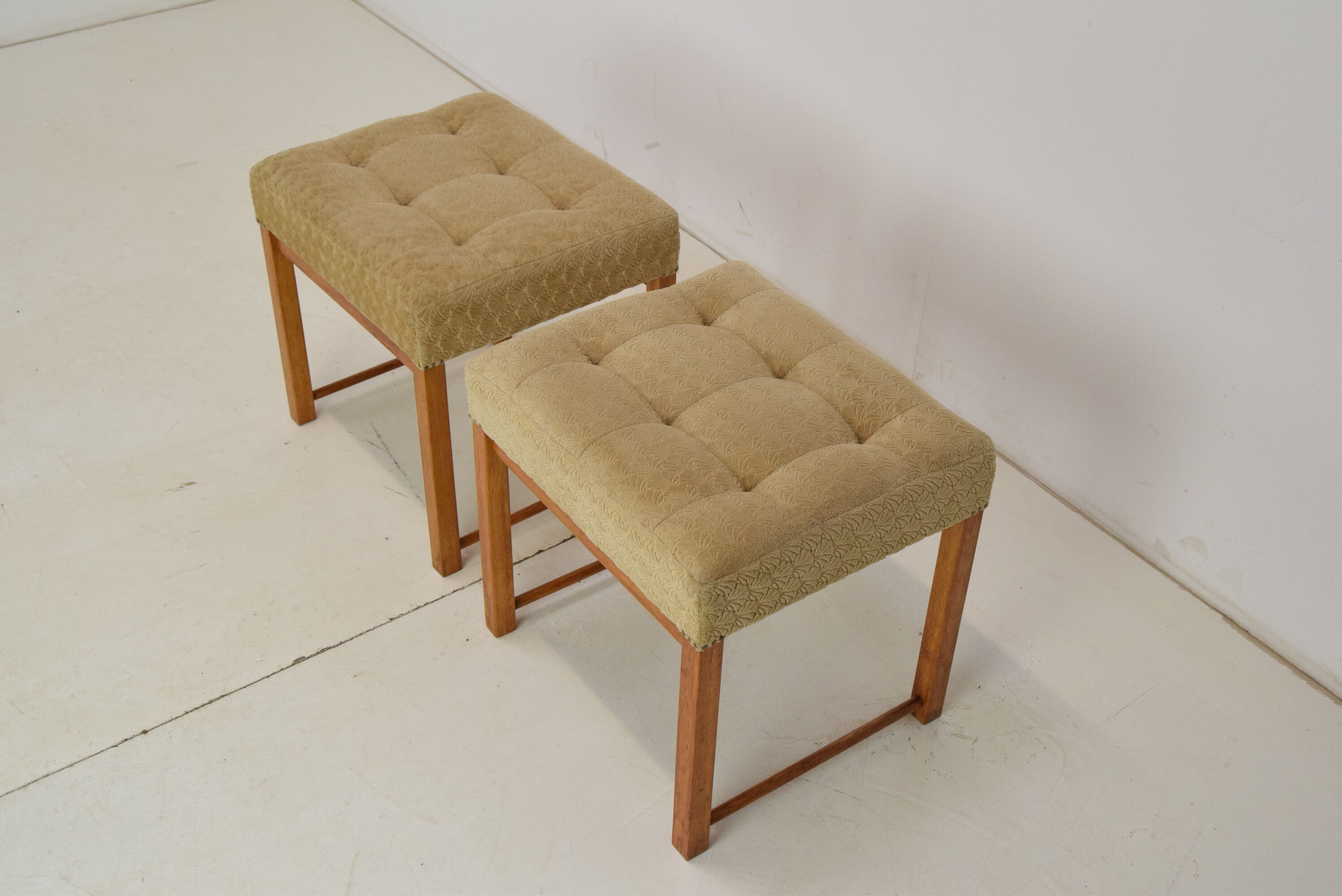 Pair of mid-century footstools 1960's