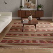 Grand Turkish Kilim Yoruk Vintage 150x300 cm Geometric Stripes