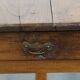 18th-Century Antique Dining Table in Oak with 2 Drawers
