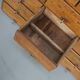 Vintage German pine & oak apothecary cabinet, 1950s