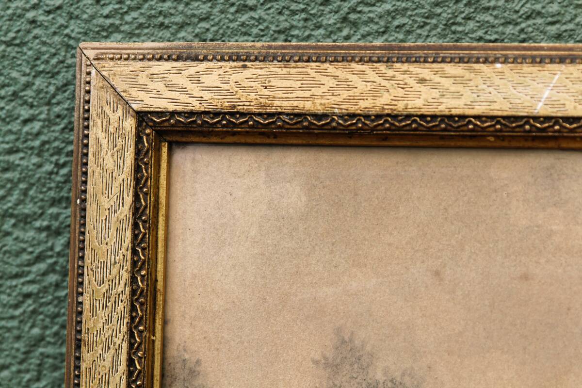 19th century drawing in black chalk
