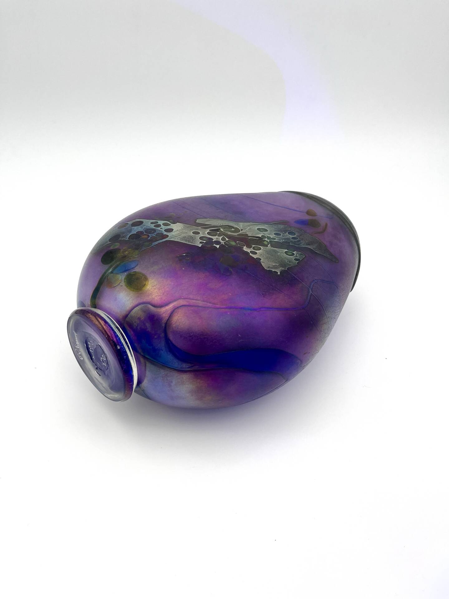 Vase Studio Glass Robert Pierini Signed 1990 Art Glass 4.2kg XXL