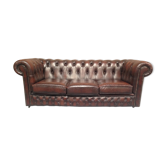 Canapé Chesterfield chocolat