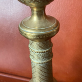 Bougeoir ancien en bronze XIXe