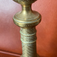 Antique bronze candle holder - XIXth