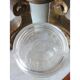 Lot 3 jars the best transparent glass 1 l cover