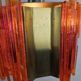 Suspension Claus Bolby en laiton et plastique danois des années 70