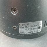 Vintage stilplast imq halogen pendulum desk lamp design italy memphis