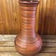Old brown & orange ceramic pitcher vase w. germany vintage #a470