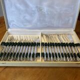 Silver-plated fish cutlery