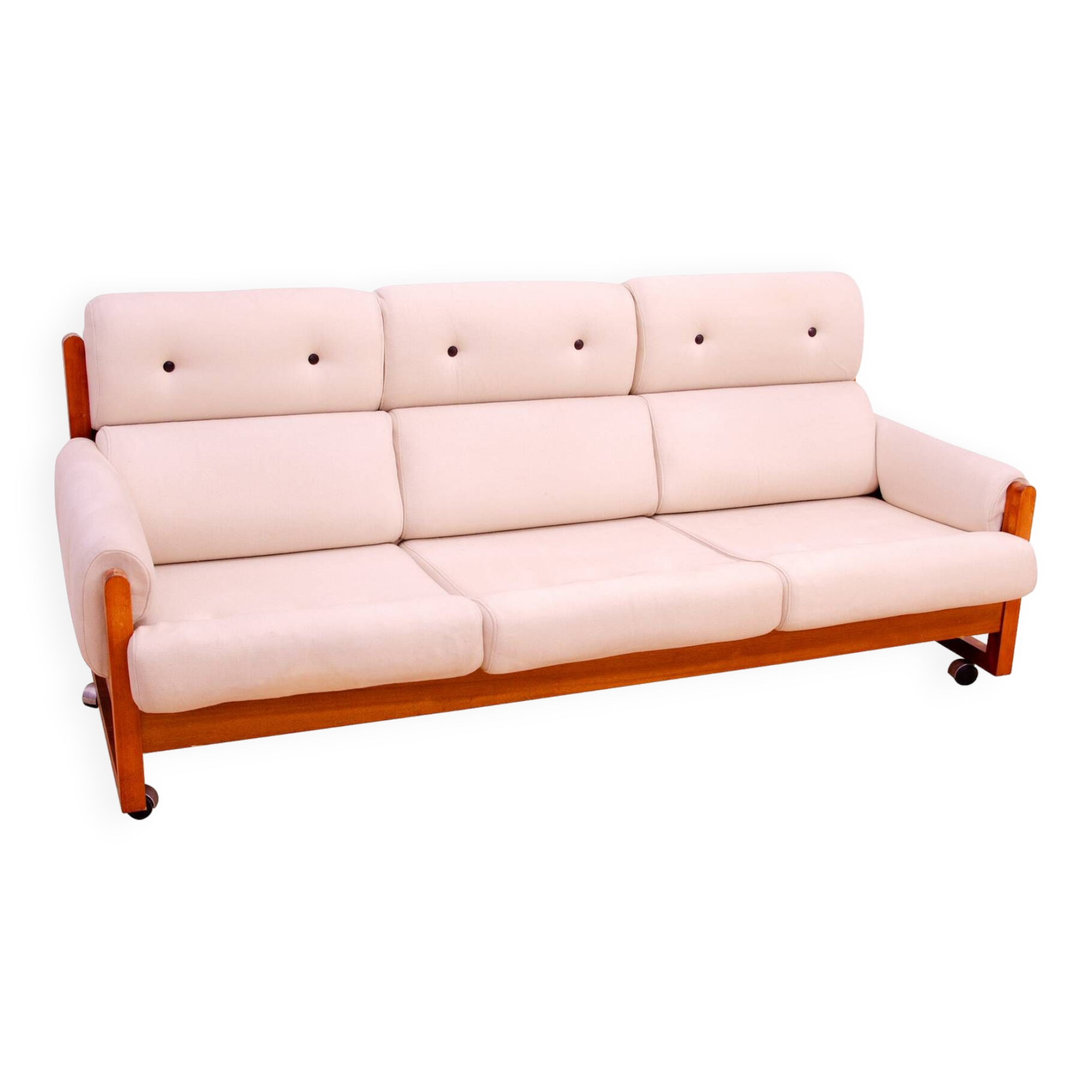 Canapé trois places vintage de style scandinave, 1970