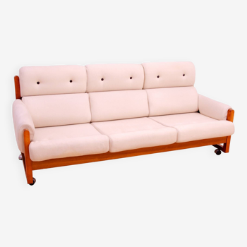 Vintage Scandinavian style three seater sofa, 1970´s