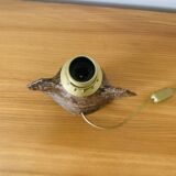 Sandstone lamp in the shape of a woman's bust