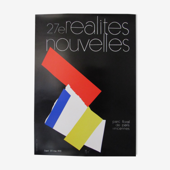 Affiche Salon des Réalités Nouvelles, Miotte, 1973