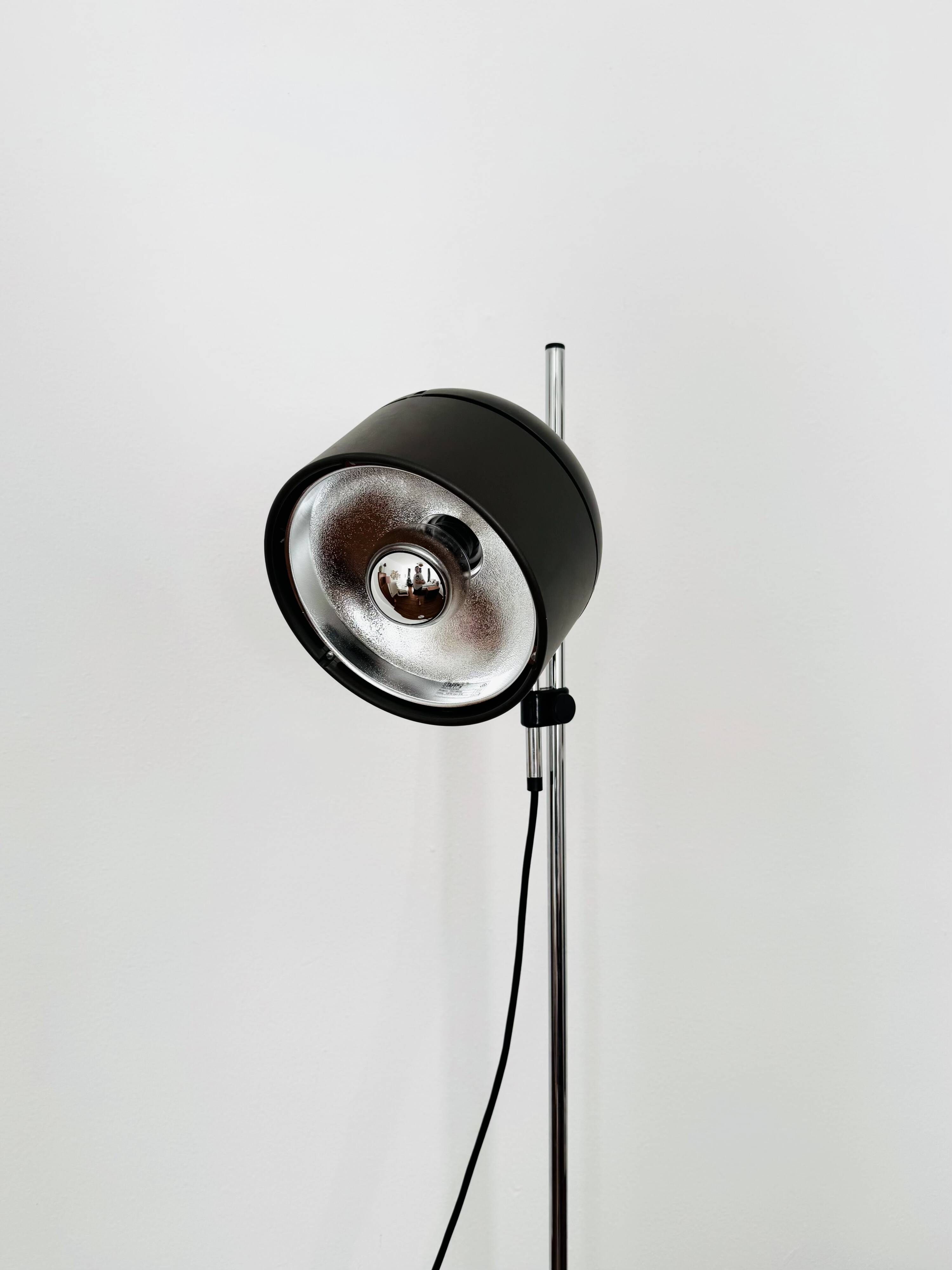 Adjustable Space Age Gallery Spot Floor Lamp by Arnold Berges for Staff